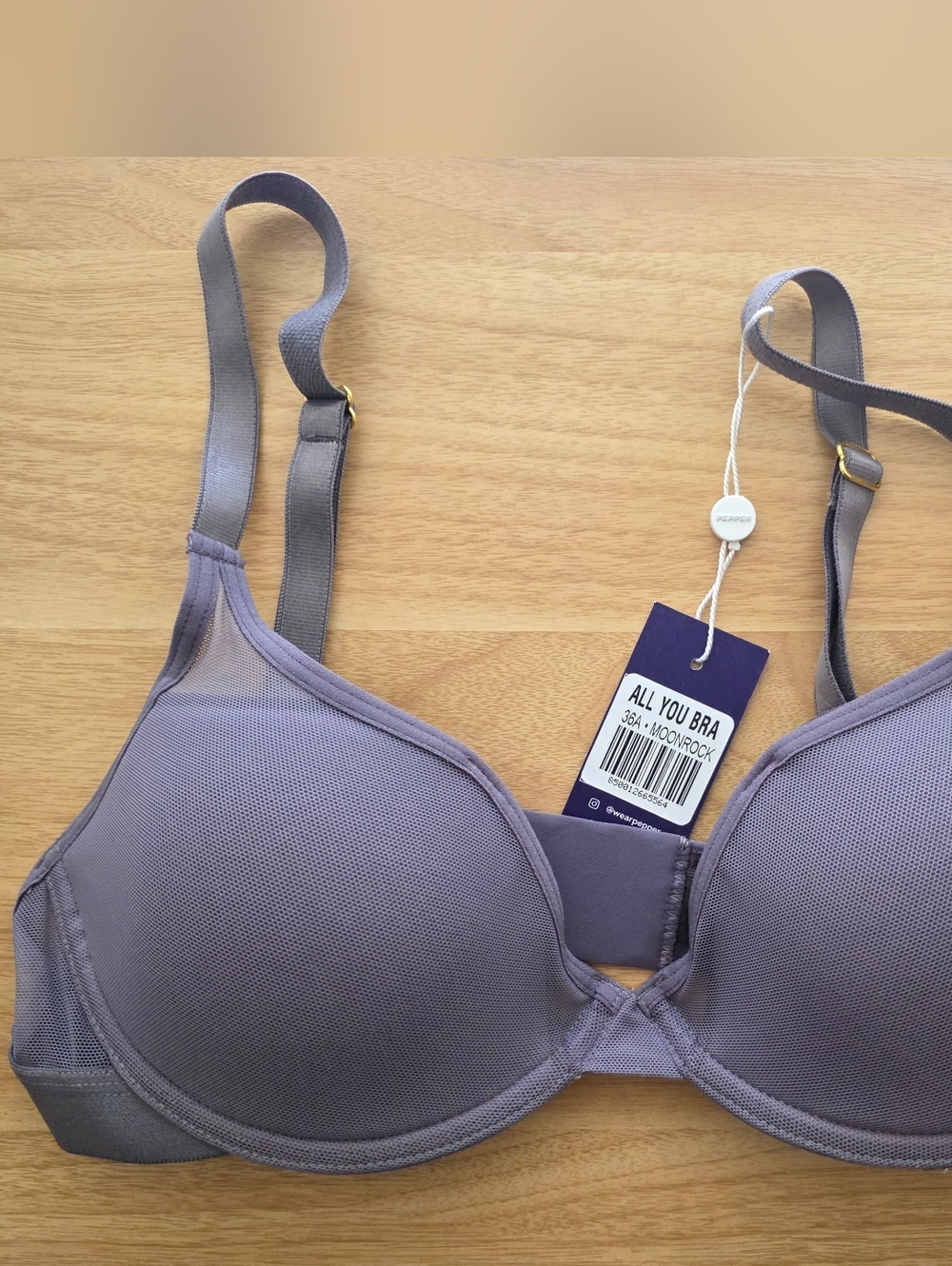 Pepper Classic All You Bra Grape Shake 36A - Picture 5 of 6